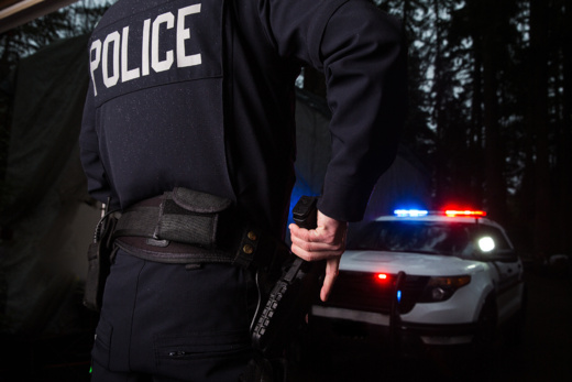 Police and Police car