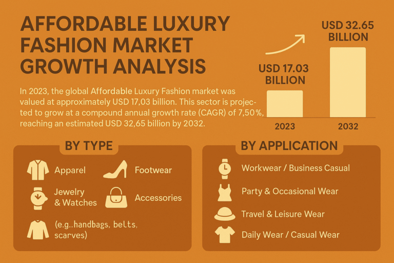 Affordable Luxury Fashion Market Forecast 2025–2032 | Growth Trends, Key Brands & Consumer Insights