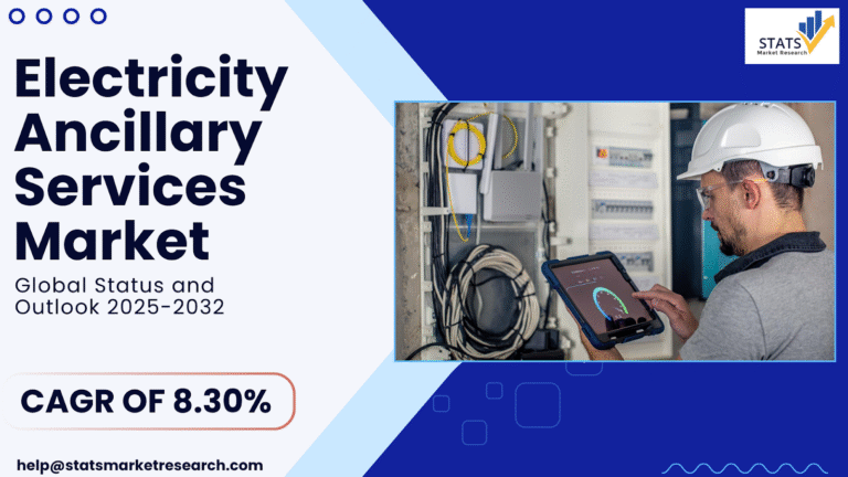 Electricity Ancillary Services Market to Reach USD 16.71 Billion by 2032, Growing at a CAGR of 8.3%