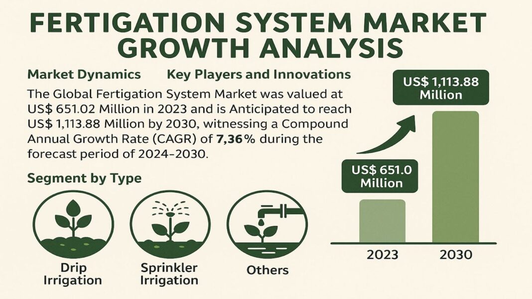 Fertigation System Market Forecast 2024–2030 | Trends, Key Players & Innovations