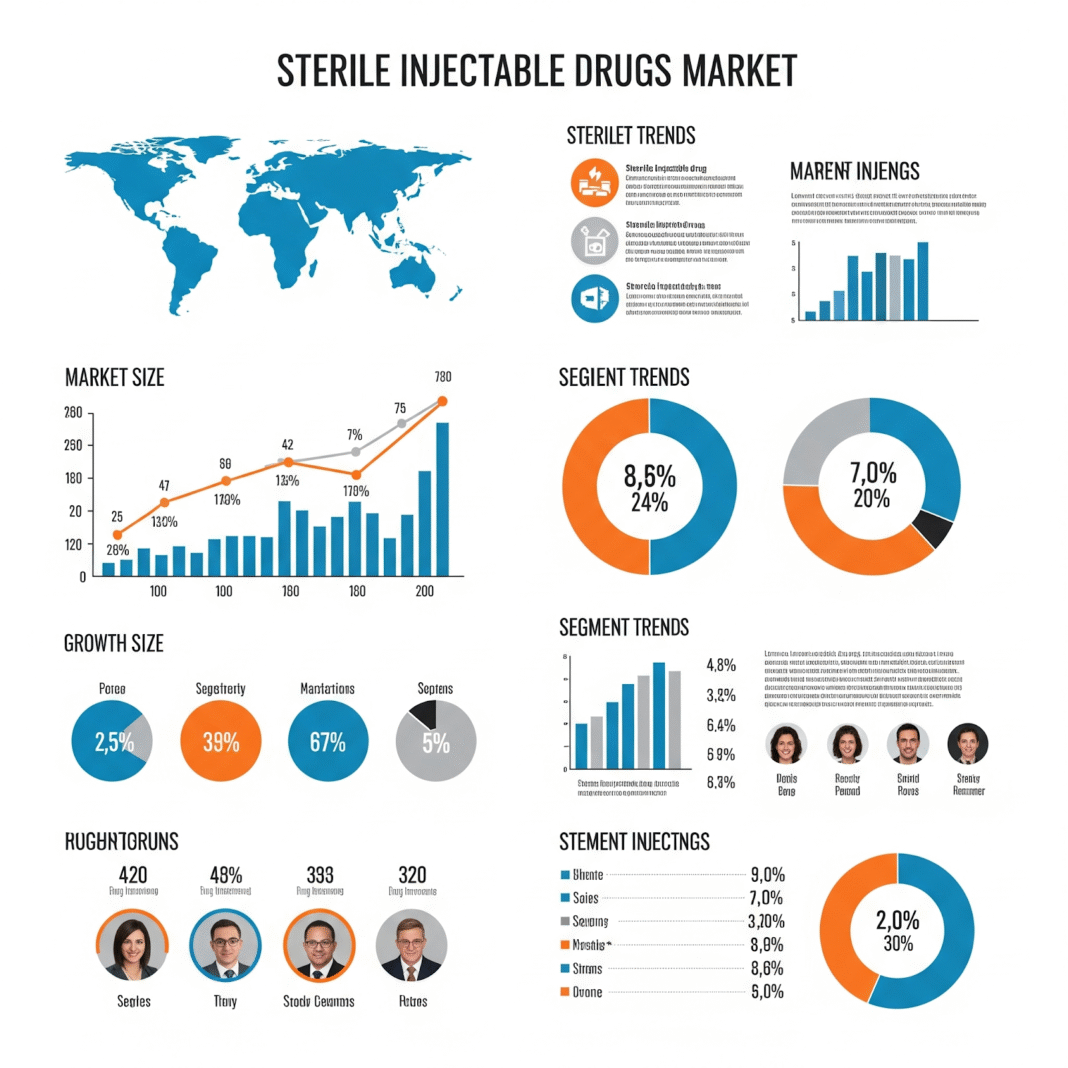Global Sterile Injectable Drugs Market Expands with Rising Demand for Rapid-Acting and Targeted Therapies