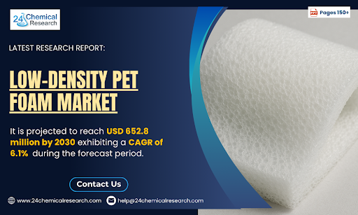 Low-density PET Foam Market to Soar to USD 652.8 Million by 2030 Amid Green Energy & EV Surge