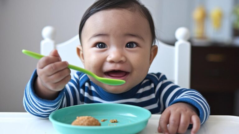 2. Infant Self Feeding Spoon Sparks Mealtime Joy