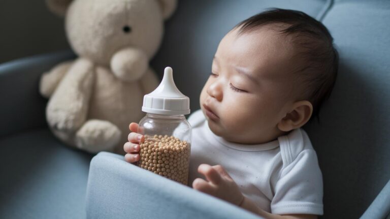 Infant Cereal In Bottle Inspires Calm Slumber