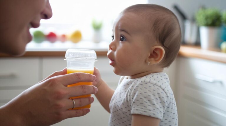 Infant Constipation Juice Comforts Little Tummies