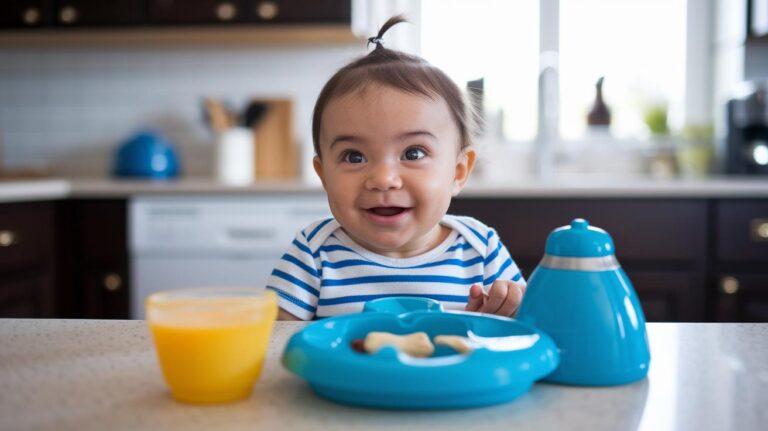 Infant Feeding Set: Bright Start For Happy Baby