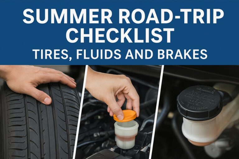 Summer Road-Trip Checklist: Tires, Fluids and Brakes