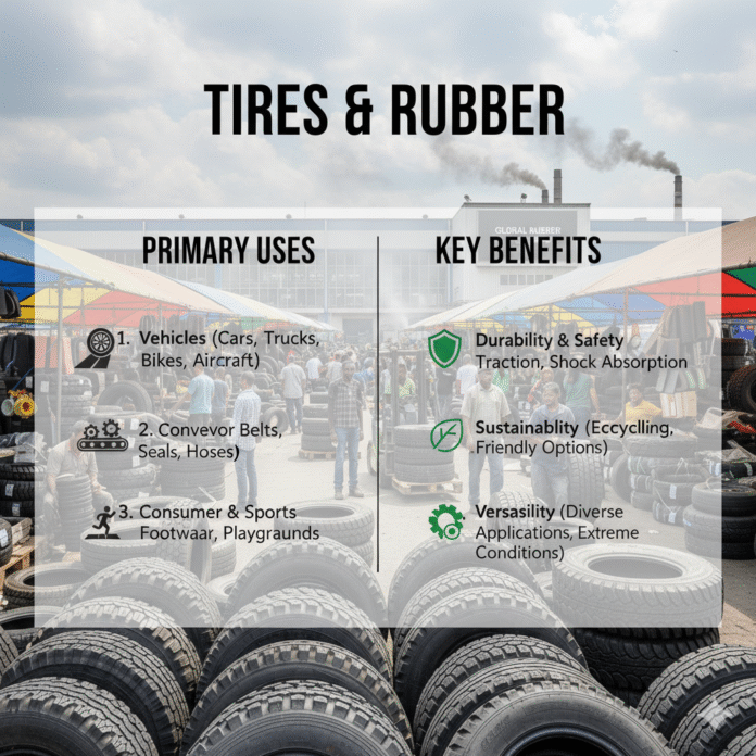 Tires & Rubber Size, Trends, Analysis and Forecast till 2035