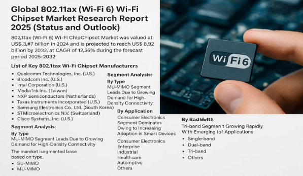 Global 802.11ax (Wi-Fi 6) Wi-Fi Chipset Market: Growth Trends, Opportunities, and Forecast 2025–2032