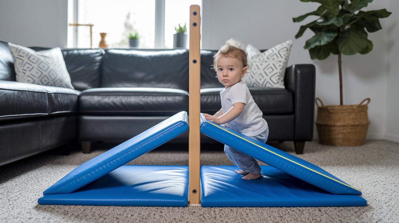 Turn your living room into a mini gym Mats, ramps and hanging toys.jpg