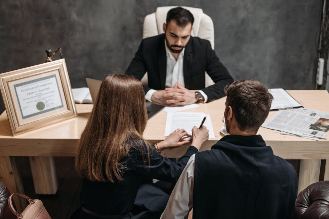 Photo by Pavel Danilyuk: https://www.pexels.com/photo/clients-at-lawyers-office-8112153/